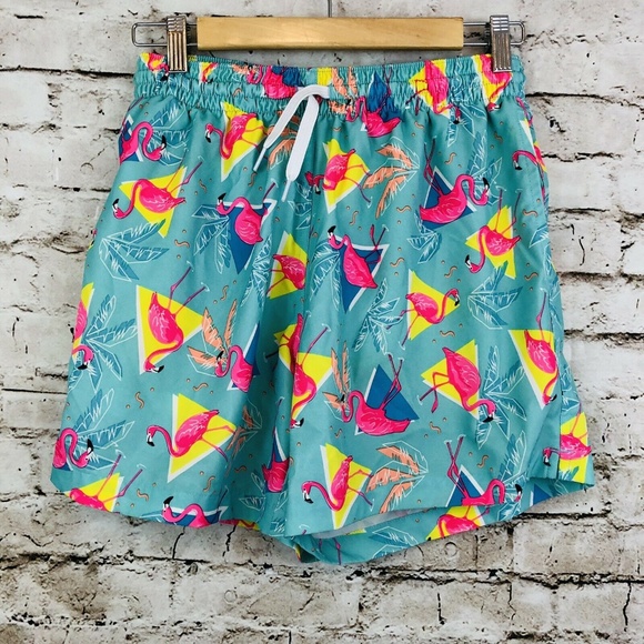 chubbies flamingo swim trunks